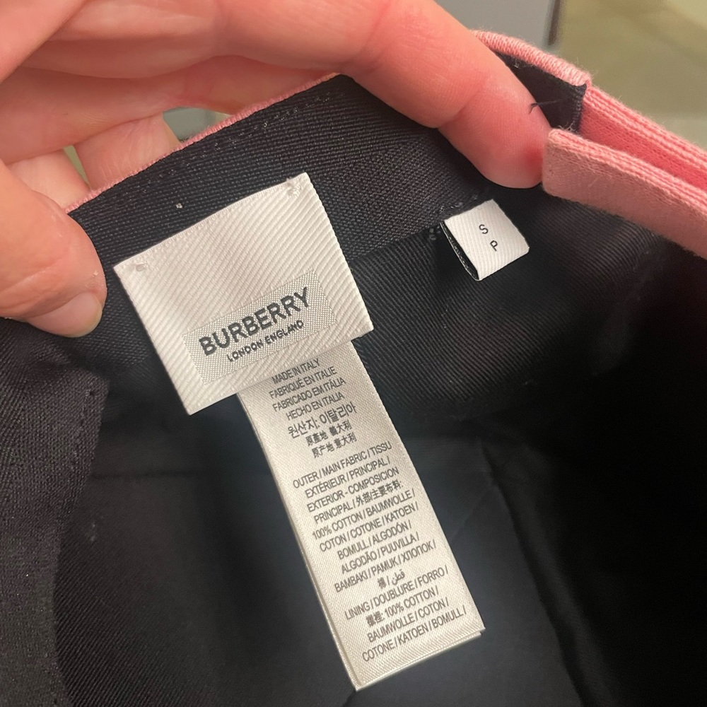 Burberry Monogram Motif Cotton Twill Baseball Cap - Picture 4 of 4